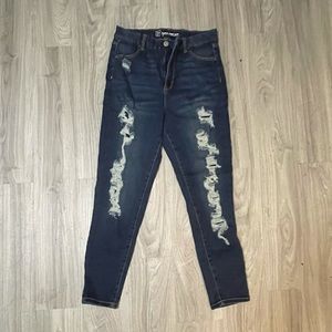 NOBO No Boundaries Super High Rise Blue Jeans